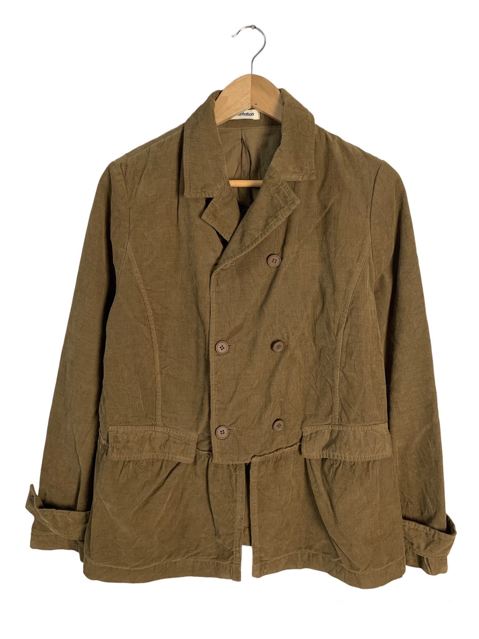 Issey Miyake Plantation Double Breast Jacket - Etsy
