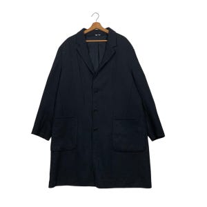 Vintage Uniqlo & Lemaire Hoodie Wool Long Coat Men's Small