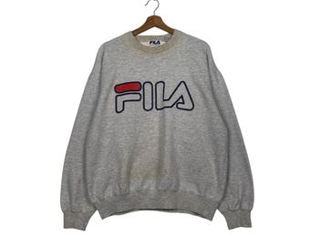Vintage Fila Big Logo Sweatshirt Made In USA