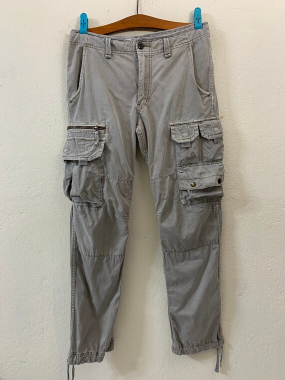 Vintage Uniqlo Multipocket Tactical Cargo Pantalones Etsy Mexico