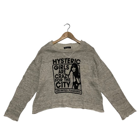 Hysteric Glamour Big Print Knitwear Sweater - Etsy