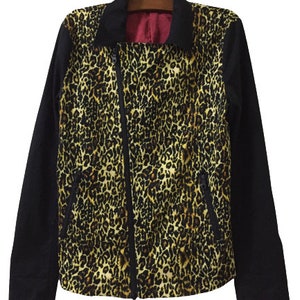 Rare! Japanese Brand Leopard Design Full Print Jacket