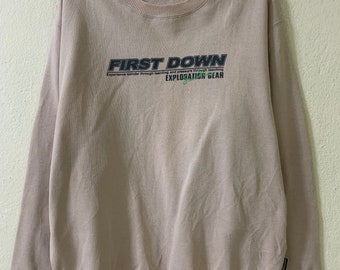 First Down Peach Sweatshirt
