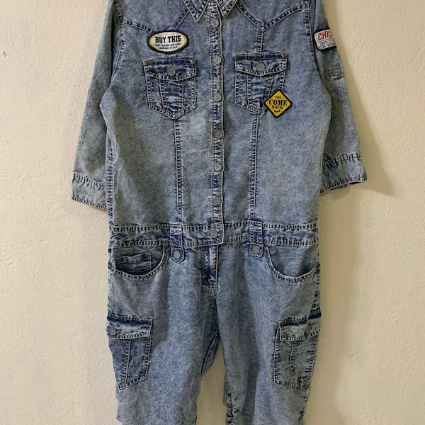 Sorridere Denim Jumpsuit Overall Coverall