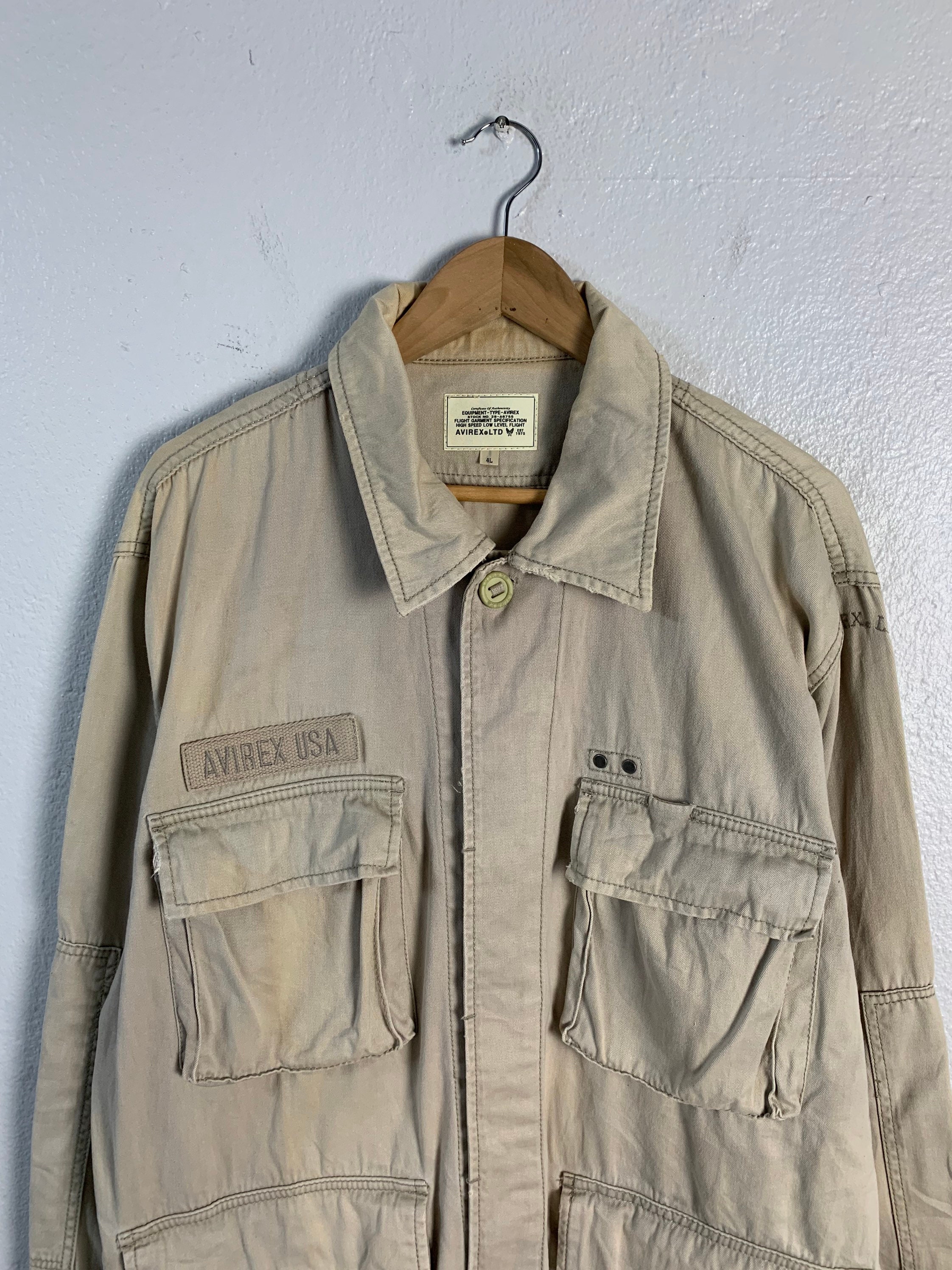 Avirex Multipocket Tactical Military Jacket - Etsy