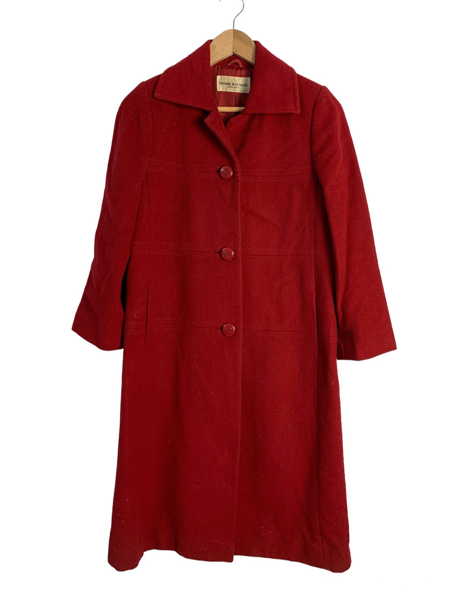 ジャケット・アウター 80s balmain cashmere super long far coat 80s balmain cashmere super long far coat