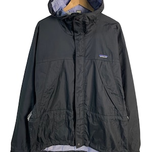 Patagonia Small Logo Hooded Windbreaker Jacket