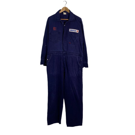 春先取りの Vintage Etsy - Coverall 76 Unocal Gachassin ジャケット・アウター