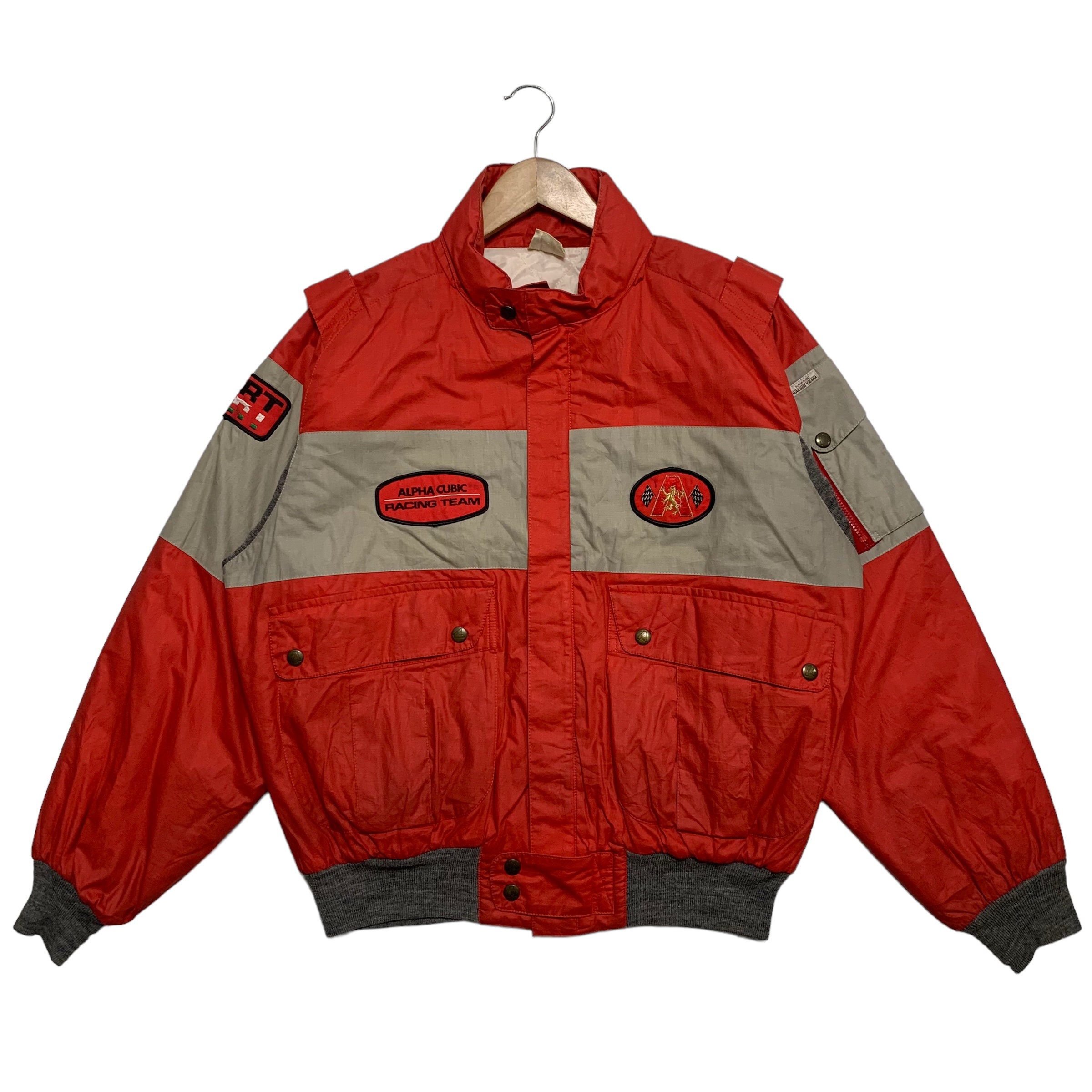 スタジャン ALPHA CUBIC RACING TEAM 美品 【公式通販】