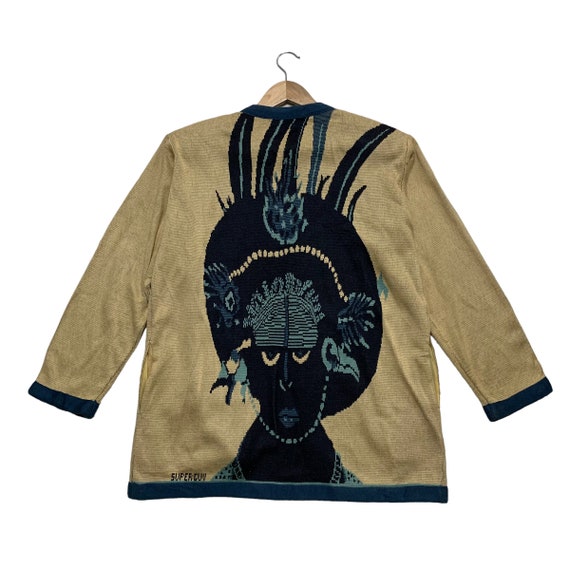 Nina Guy Buttonless Cardigan Jacket - image 1