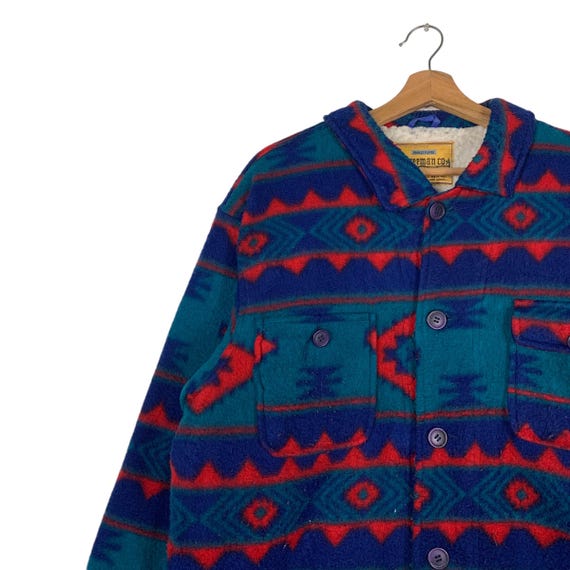 Greeman Native Aztech Nice Design Multicolor Jack… - image 4