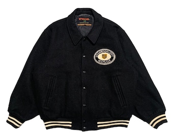 VTG MCGREGOR Varsity Jackets Coats N.Y 1921 Sport Club Navy Blue