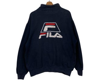 pull Fila vintage à gros logo