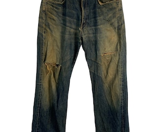 Vintage Edwin Selvedge Distressed Jeans