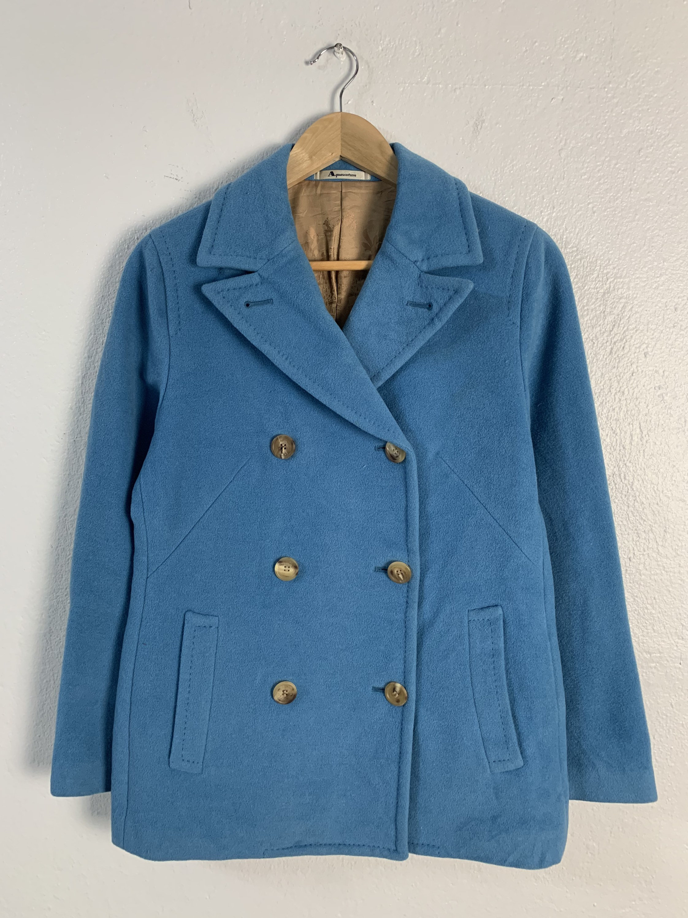 アクアスキュータム ダブルブレストジャケット - Etsy 日本