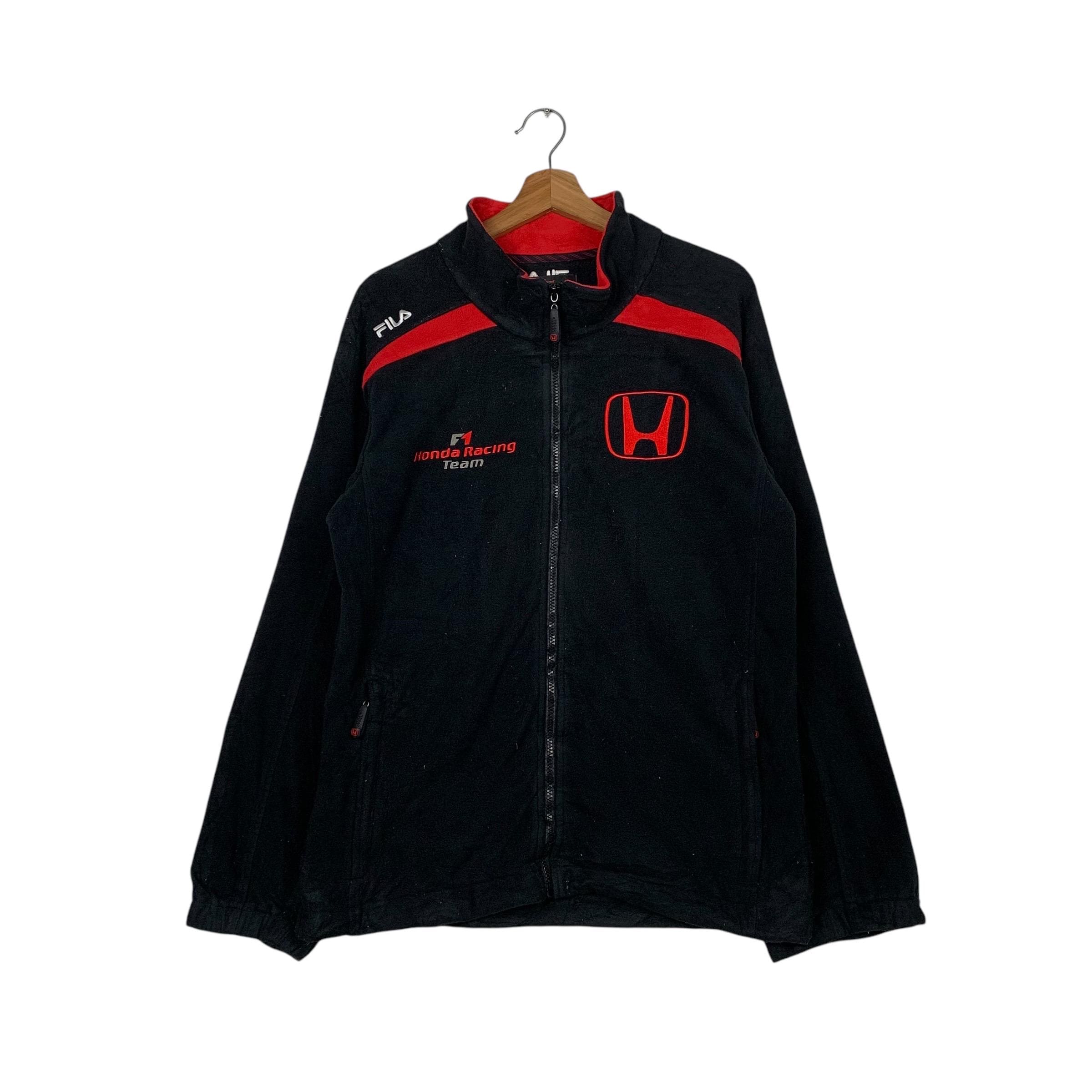 FILA Honda ベスト F1 チームジャケット earthdream Fila F1 Honda Racing Team Fleece Jacket - Etsy