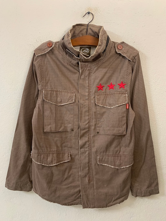 Octopus army stadium jacket - Gem Octopus army stadium jacket - Gem