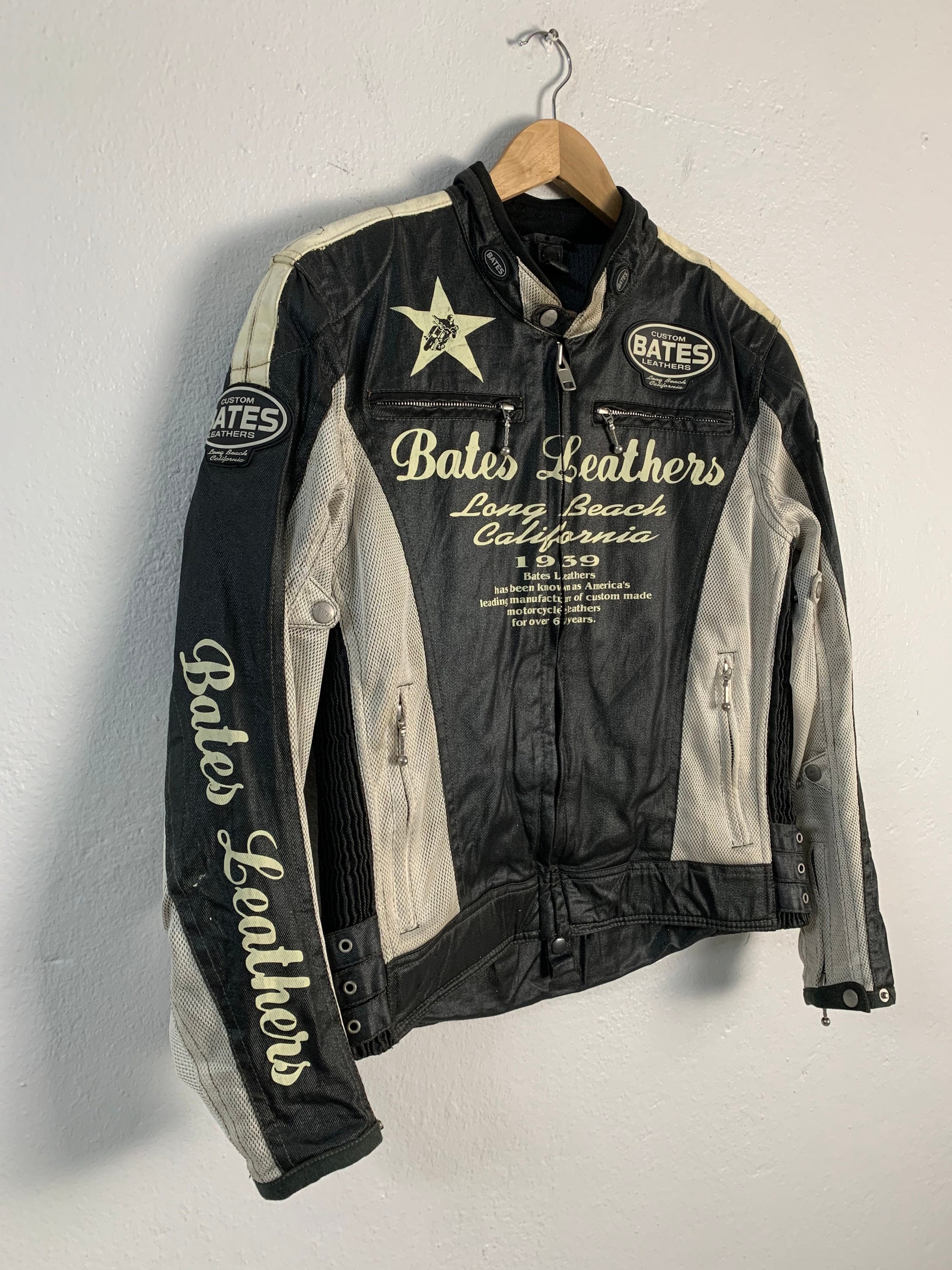 Bates leather jacket for sale sale
