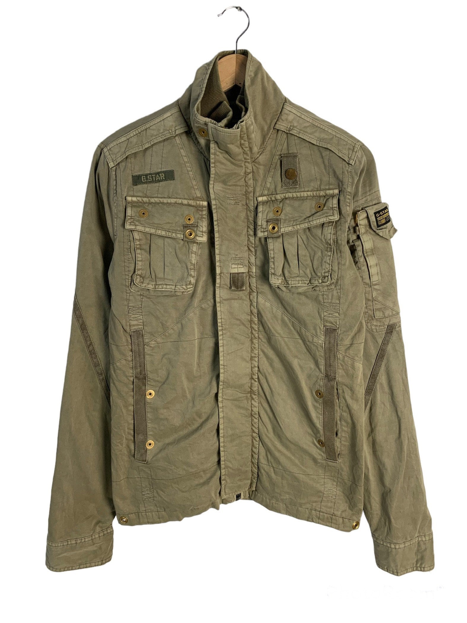 Men GSTAR RAW Detailed Military style Jacket SIZE S