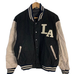 LA Pasadena Leather Varsity Jacket