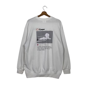Casper Big Print Rundhals-Sweatshirt