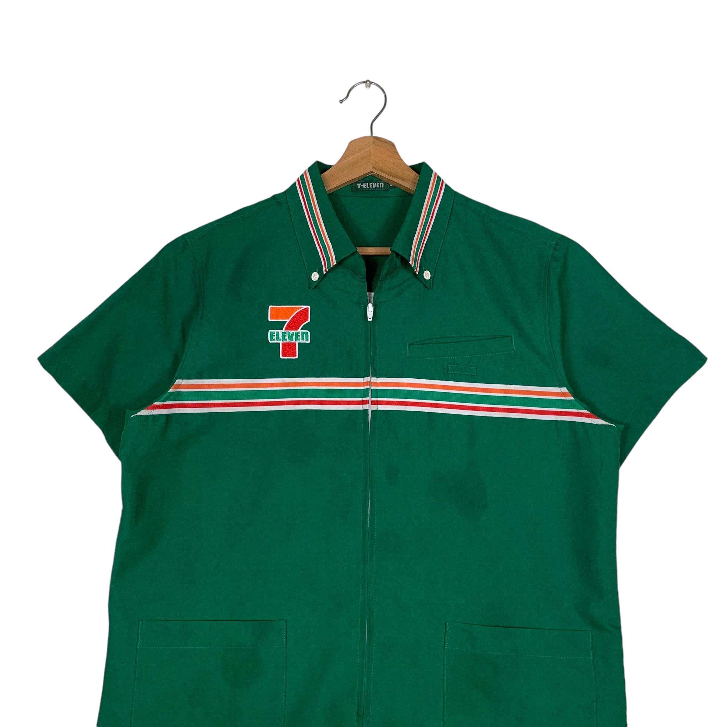 7-ELEVEN ユニフォーム シャツ 緑 M il_fullxfull.6391895040_jrlc.jpg