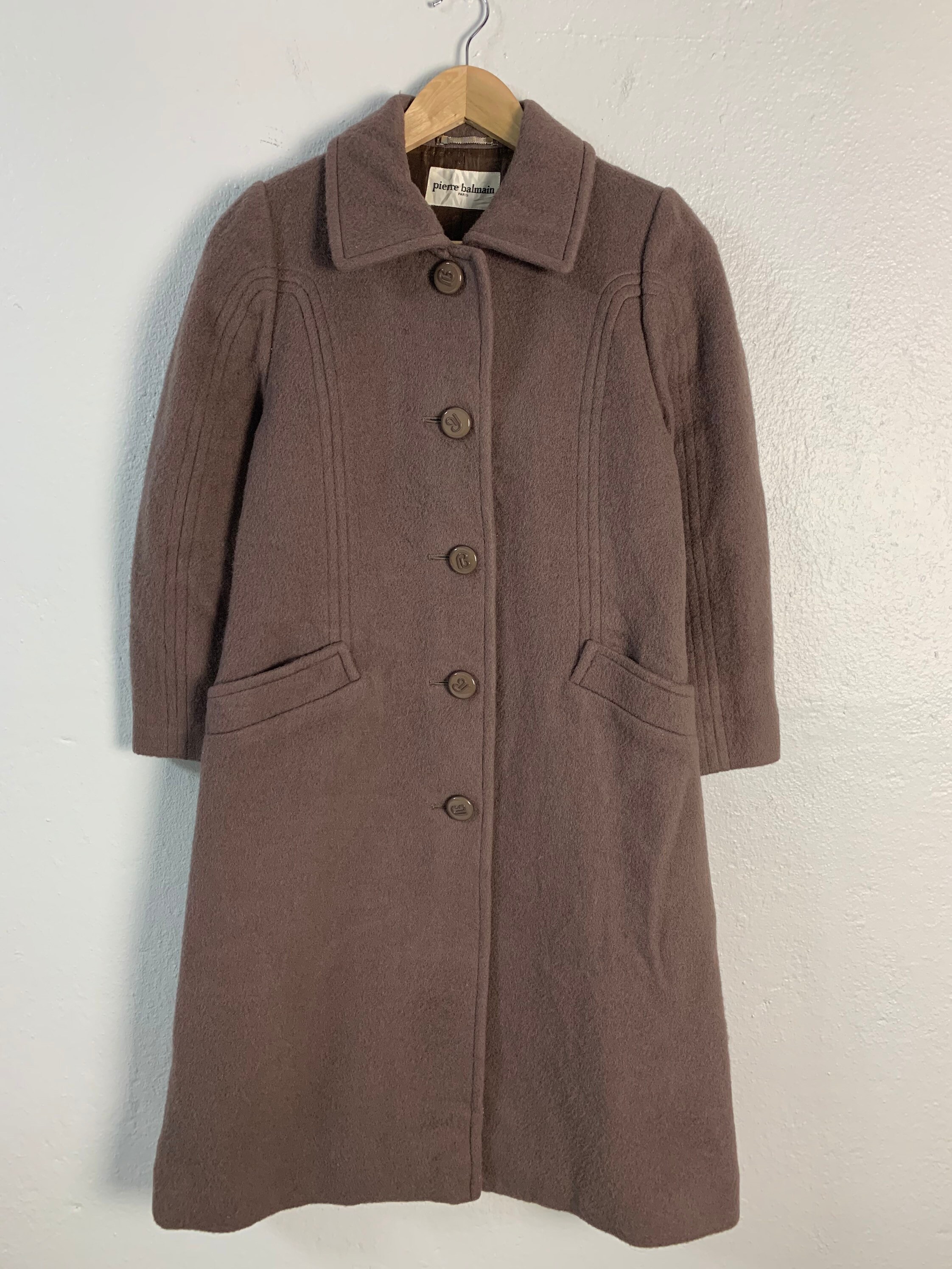 Burberry Balmacaan - Etsy