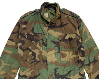 Vintage 80s Camouflage Military Army Parka - Etsy