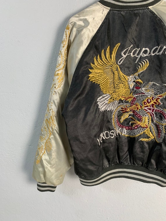 BoShiNuo Man Japanese Embroidery Men's Jacket Coat Men's Hip