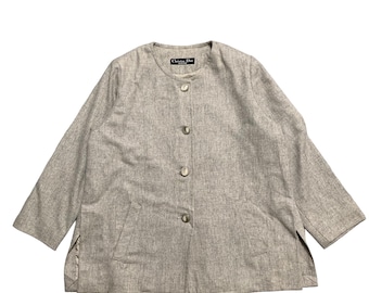 CHRISTIAN DIOR Pret A Porter Wool Jacket Dark Grey Colour Size