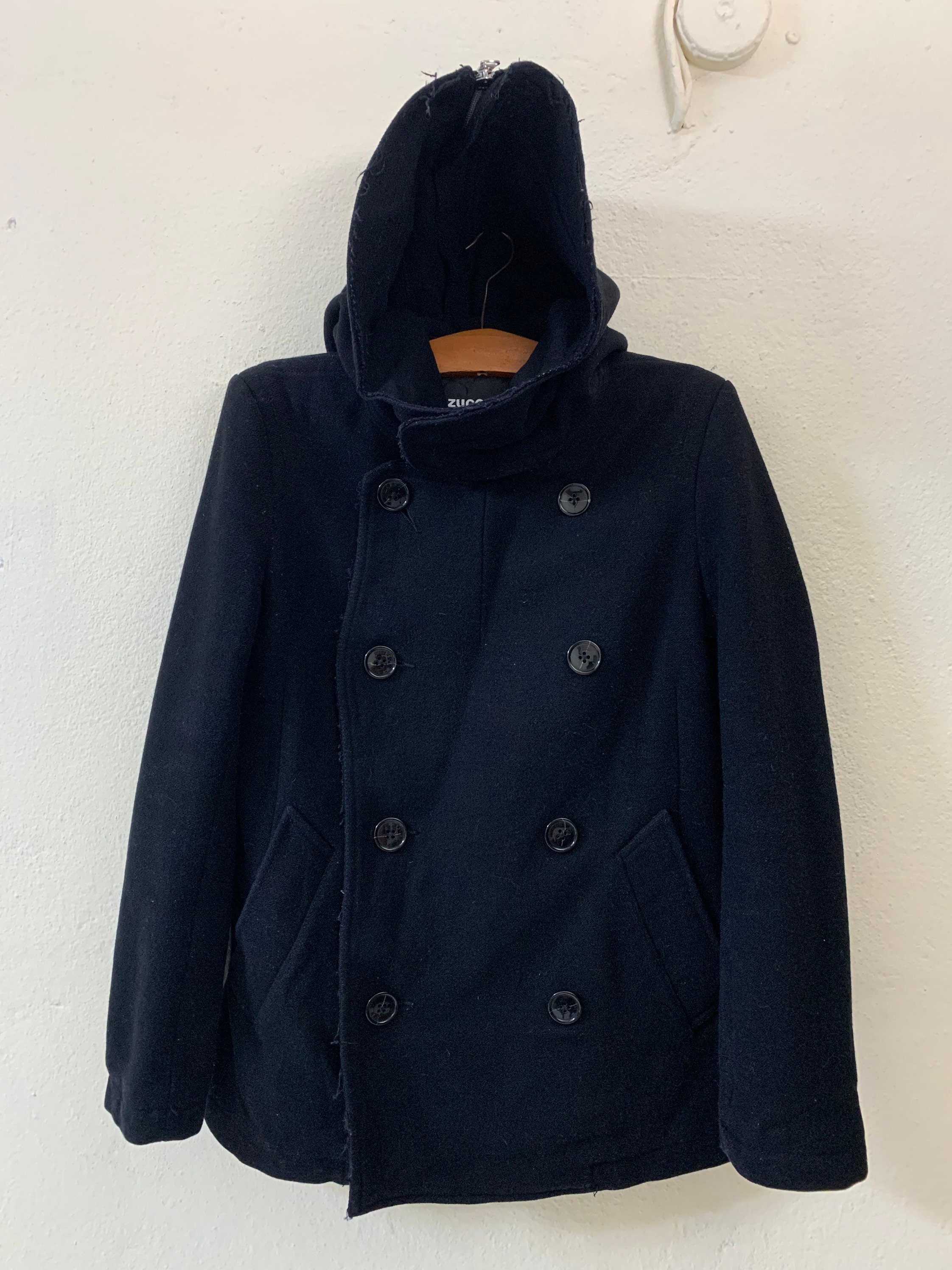 【希少】OVERSIZED DOUBLE BREASTE HALF COAT YOKE / ヨーク | OVERSIZED DOUBLE BREASTE HALF COAT - Gray
