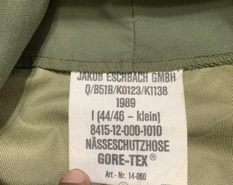 Vintage 80s Jacob Eschbach Gmbh X Goretex Jumpsuit - Etsy