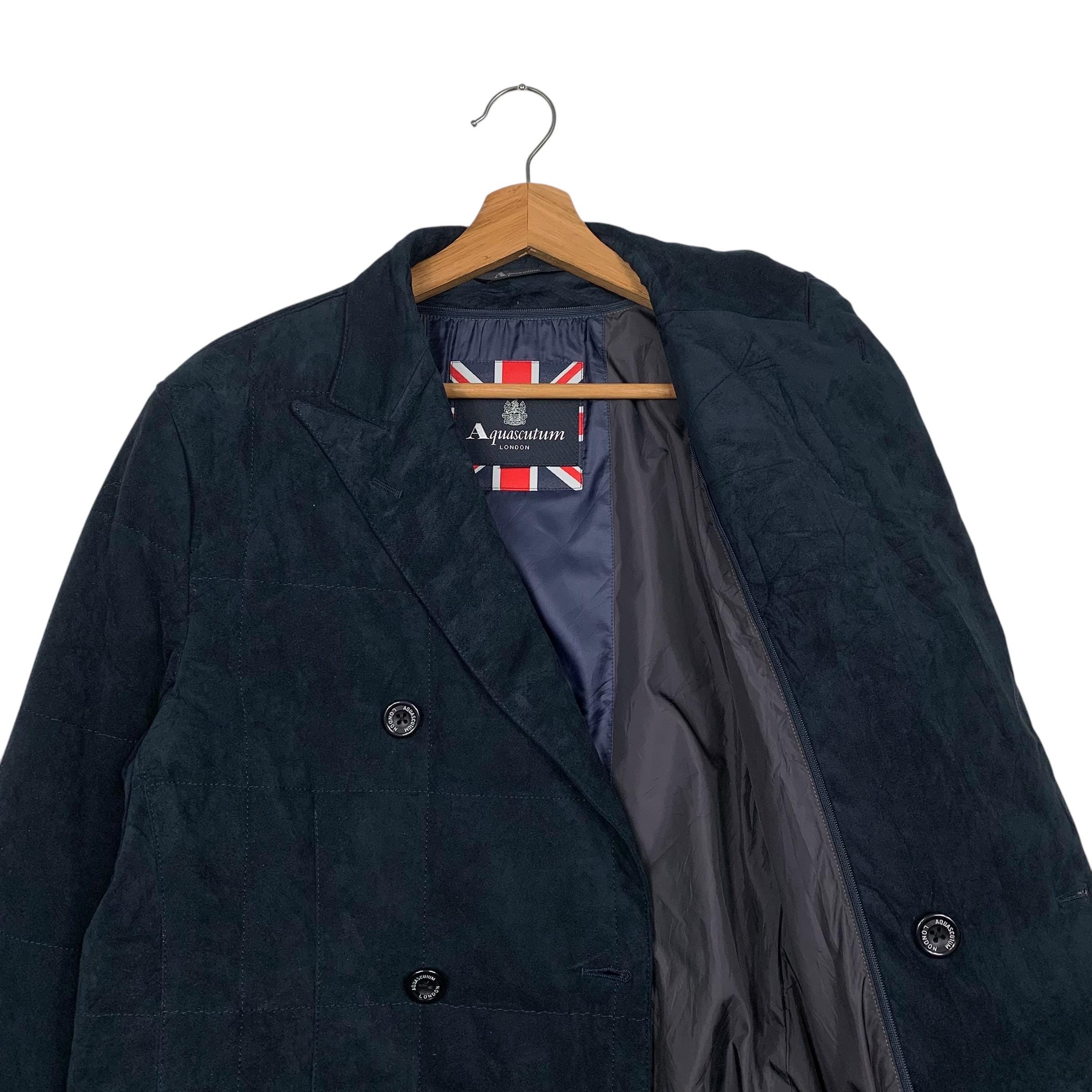 アクアスキュータム ダブルブレスト ウールコート - Etsy 日本