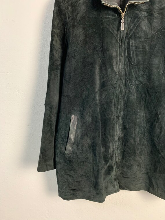 00’s Japanese label leather Swede jacket Buy Japanese Brand Suede Leather Jacket Online in India - Etsy