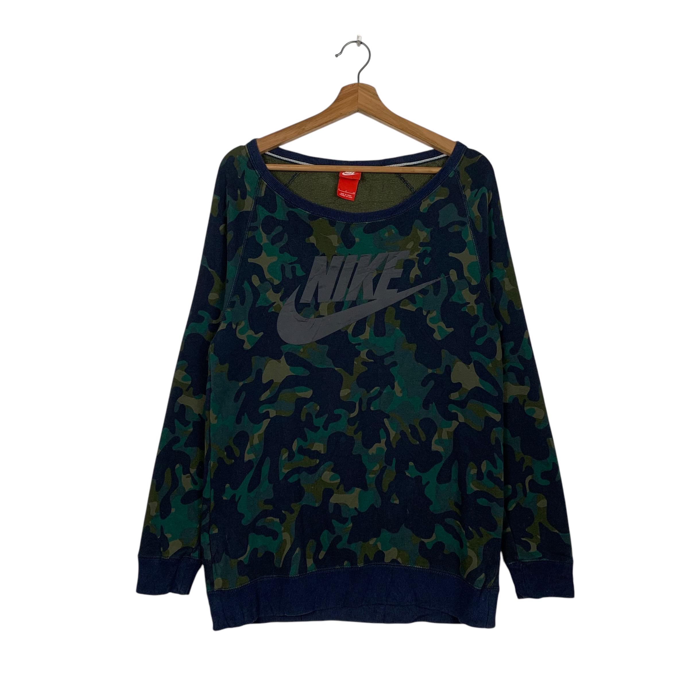 nike women's camouflage sweatshirts