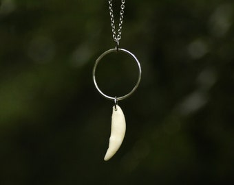 Wild spirit necklace with fox tooth pendant