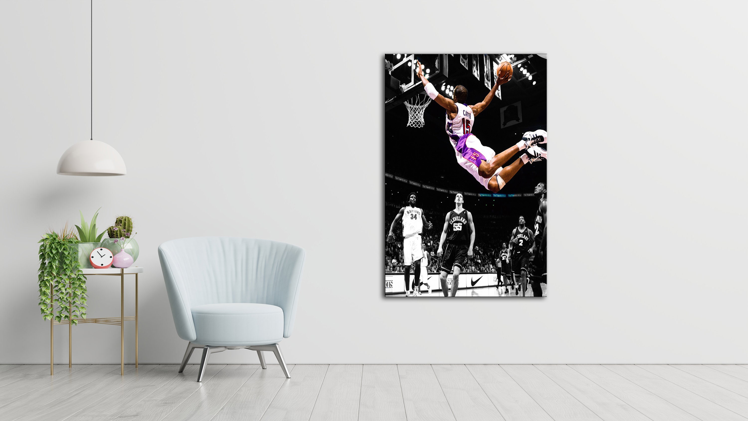 Vince Carter In-Vince-Able Toronto Raptors All-Star Slam-Dunk Poster -  Starline 2000
