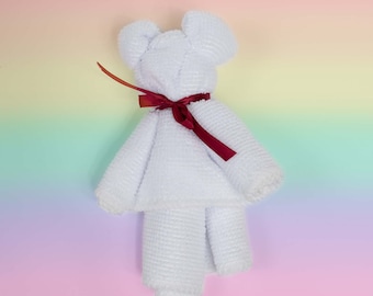 Mini Washcloth Teddy Bears | Bear Folded Towels | Great Addition for Gift Baskets