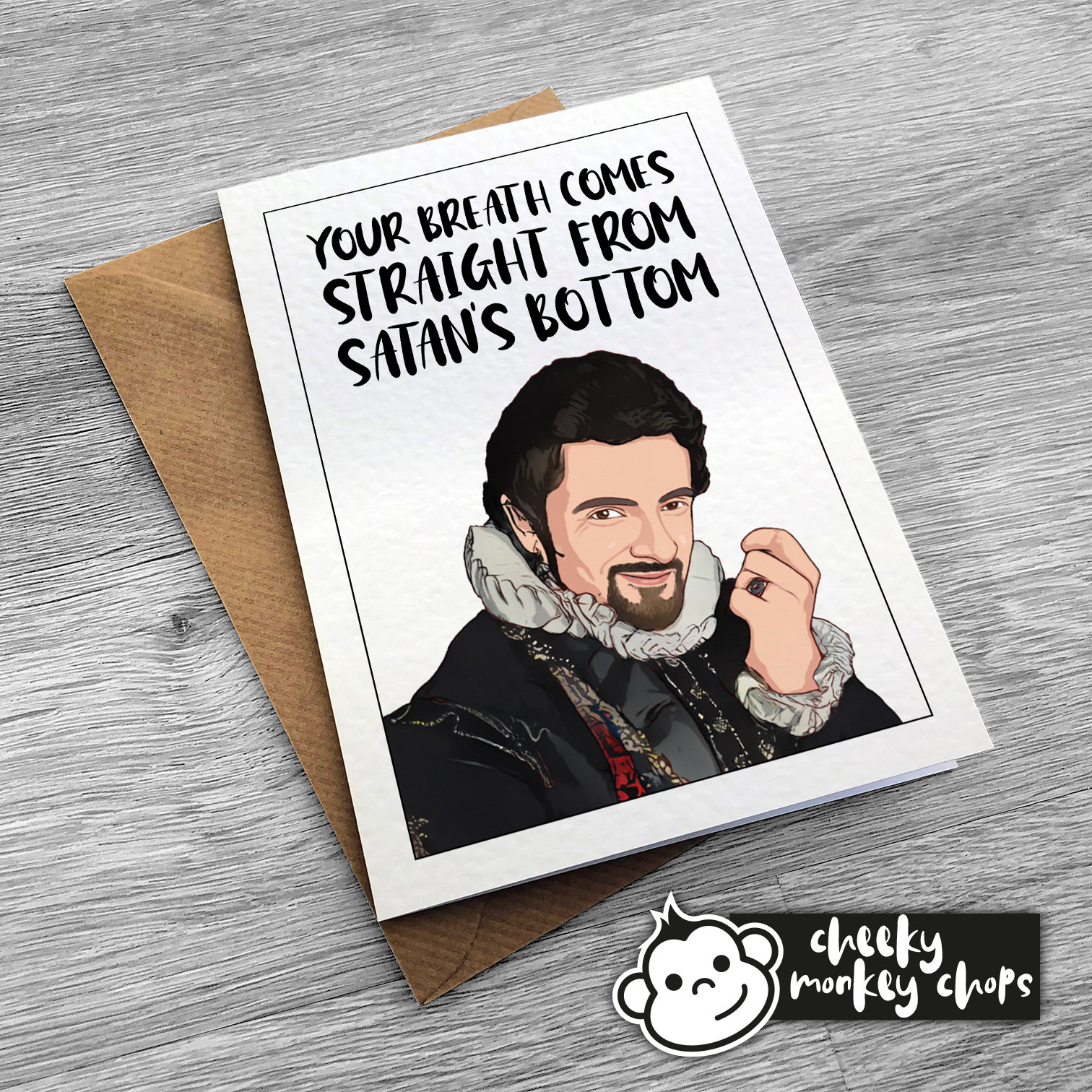 Blackadder Greeting Card, Funny Card, Blackadder II, Edmund Blackadder ...