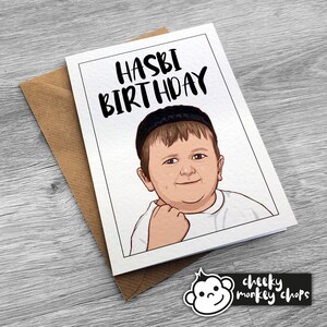 Hasbulla Birthday Card, Funny Hasbulla Card, Hasbulla, Hasbi Birthday