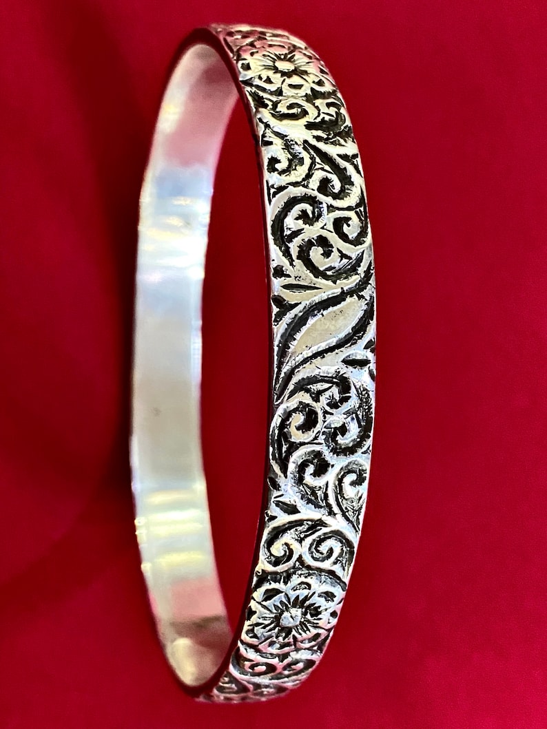 Berber Jewish ethnic bracelets hand-carved by a Jewish craftsman in southern Morocco