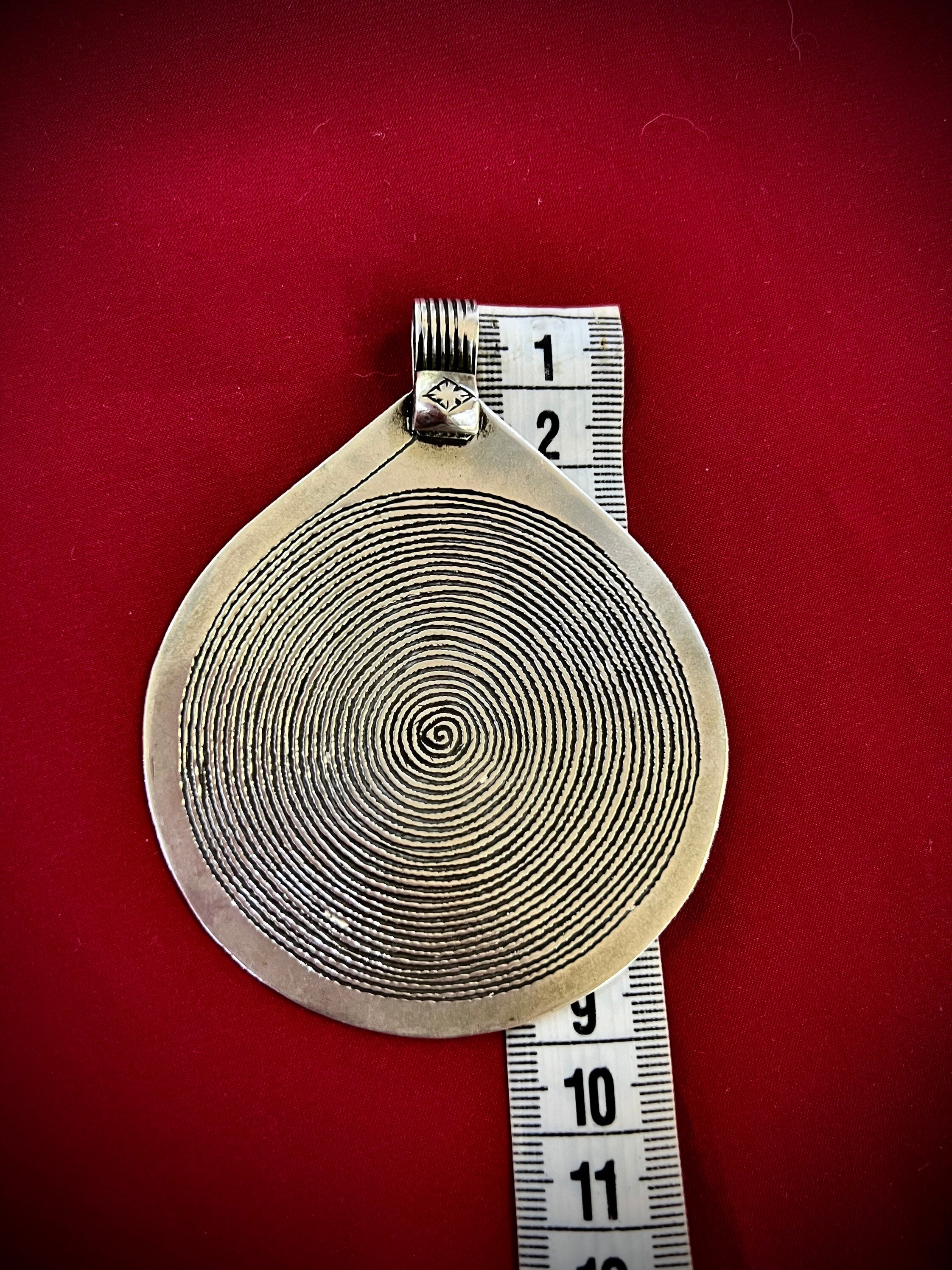 A Very Beautiful Pendant in Solid Silver From Morocco. the Etsy