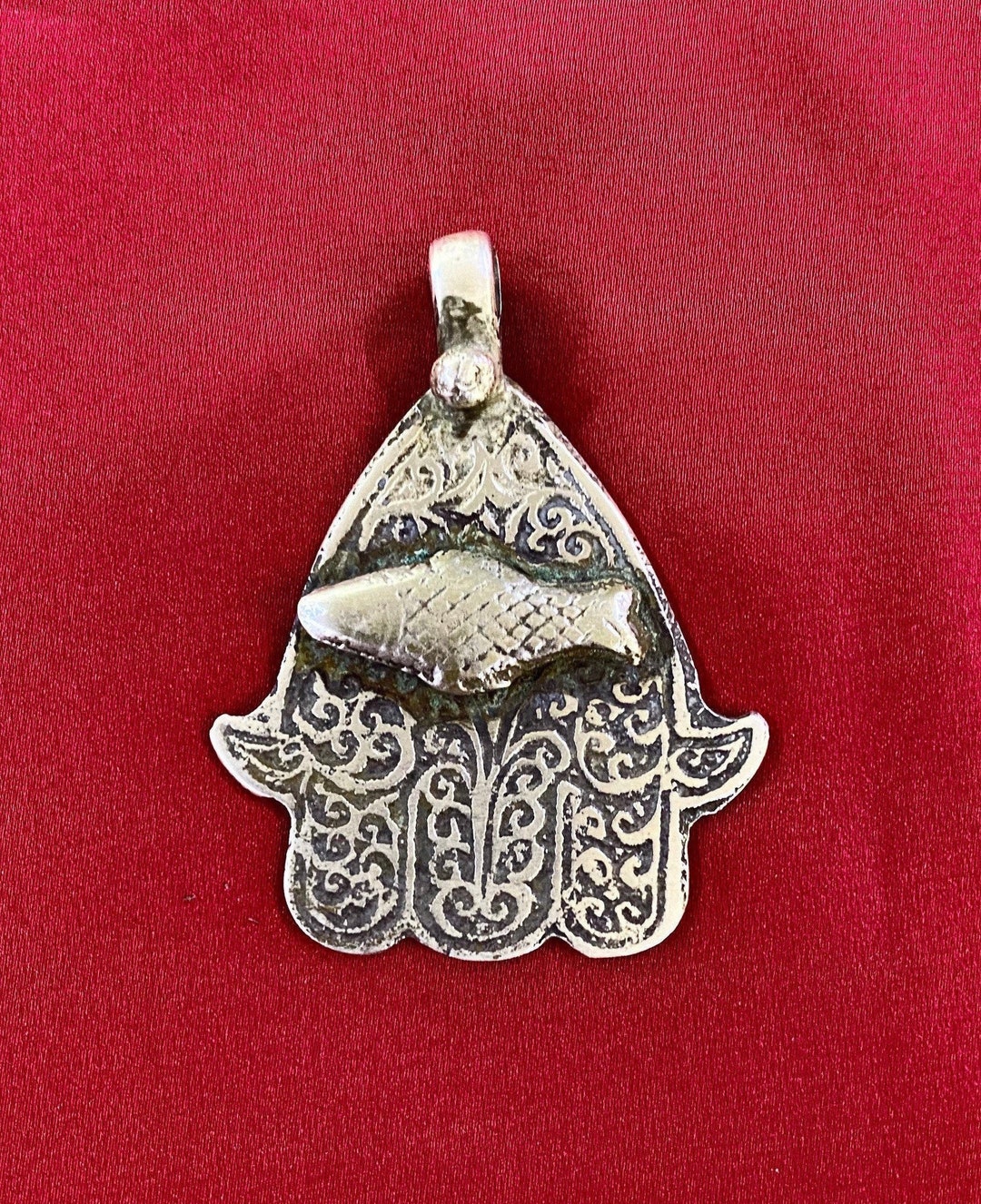 Ancient Fatma Hands Jewish Hamsa 1940s Silver 925 Hamsa Etsy