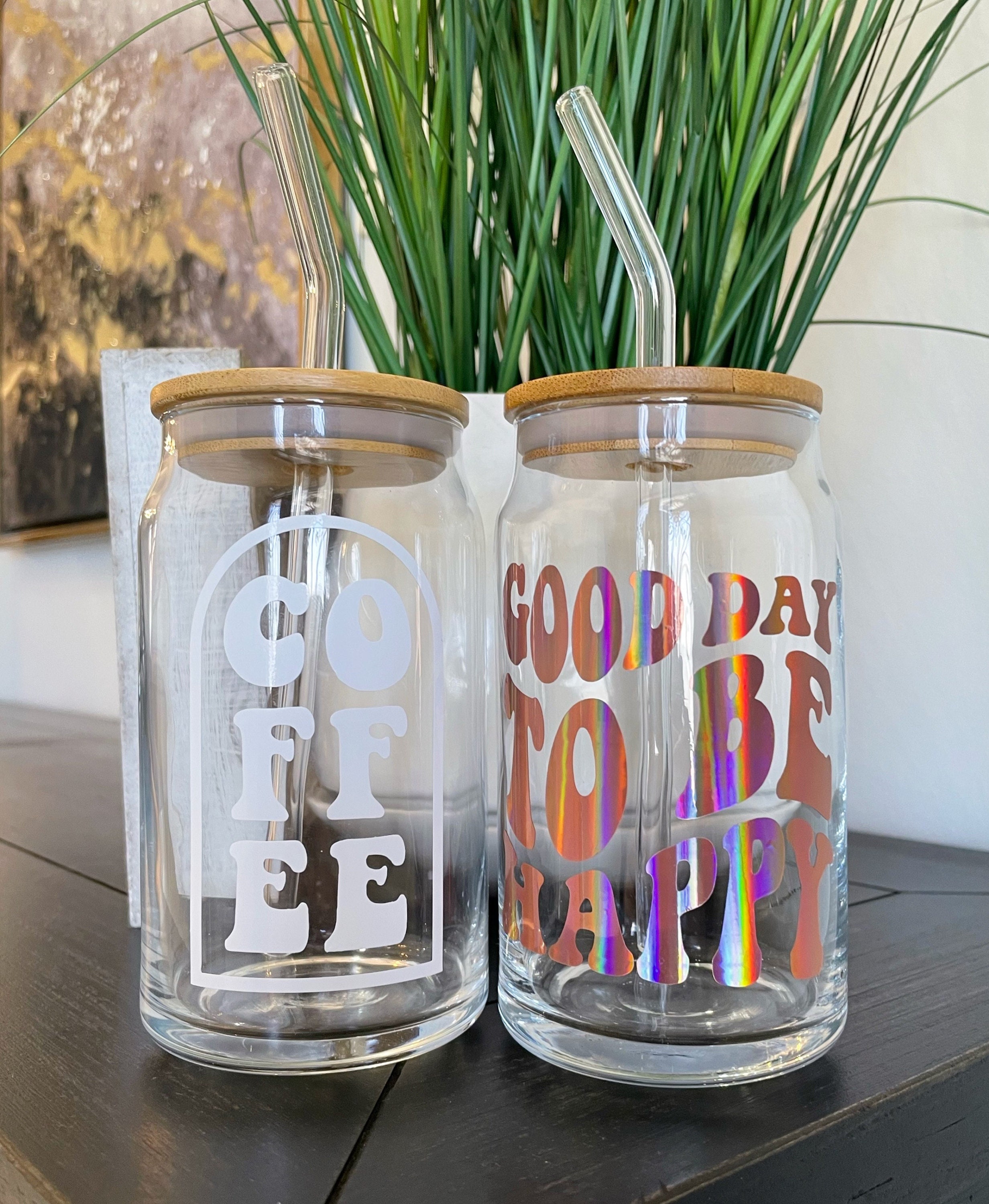 Iced Coffee Beer Glass Can Iced Coffee Beer Glass Can Etsy Canada