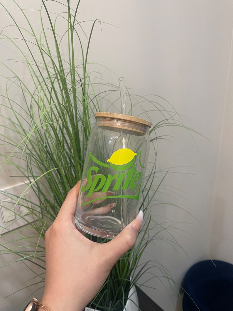Sprite Glass Can Sprite Tumbler Glass Coffee Cup Soda - Etsy