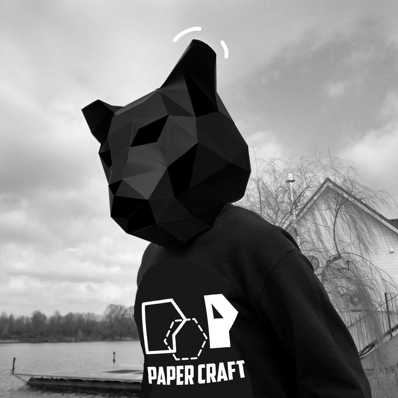 black-cat-mask-diy-3d-mask-printable-pdf-download-low-etsy