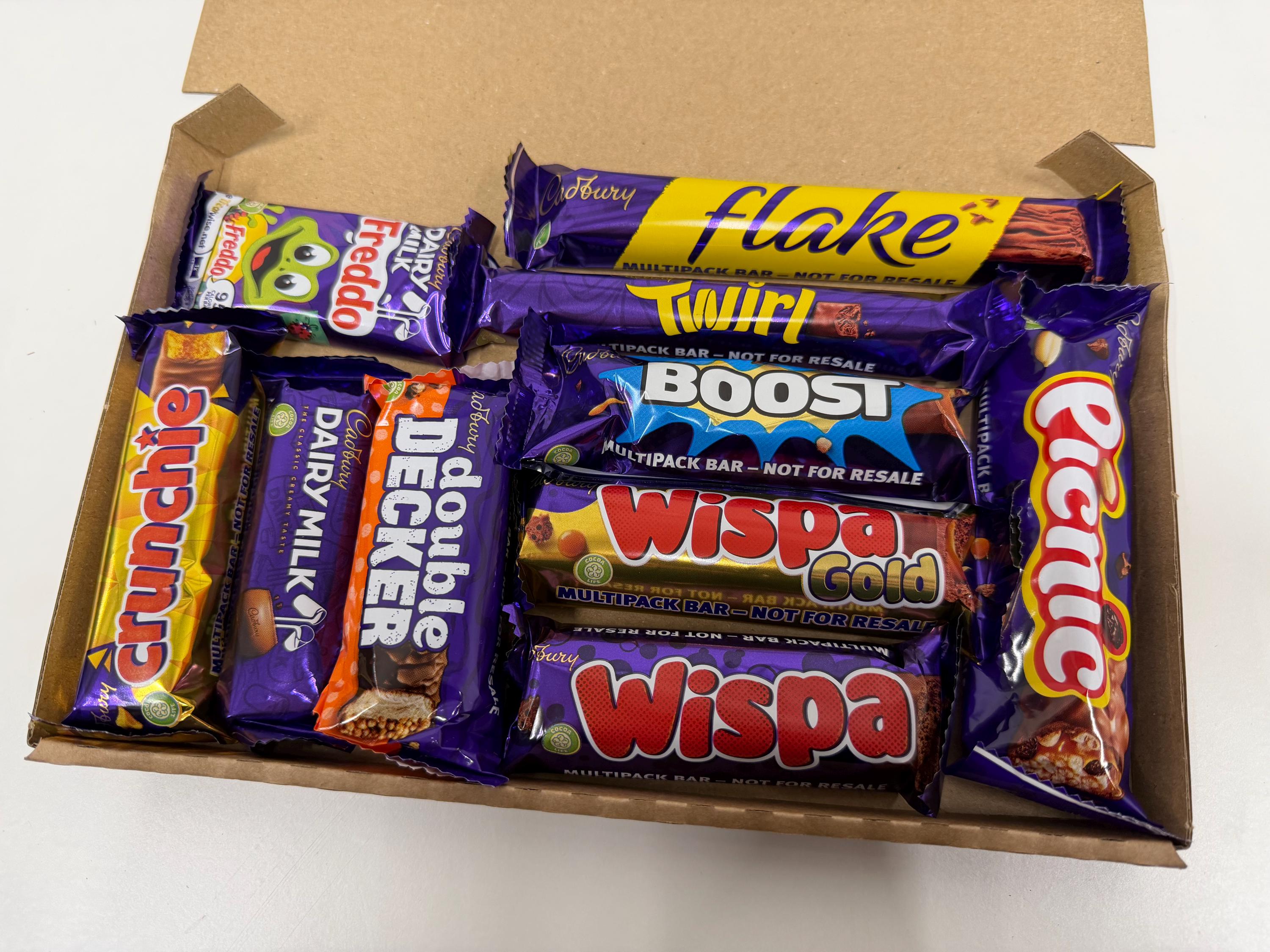 Cadbury Chocolate Hamper Personalised Sweet Box, Dairy Milk, Twirl ...