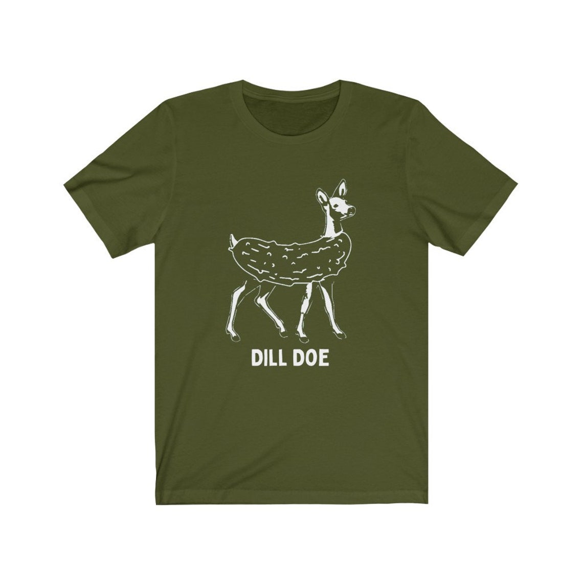Dill Pickle Shirt Dill Doe Tee Funny Mens Shirts Pickle Etsy