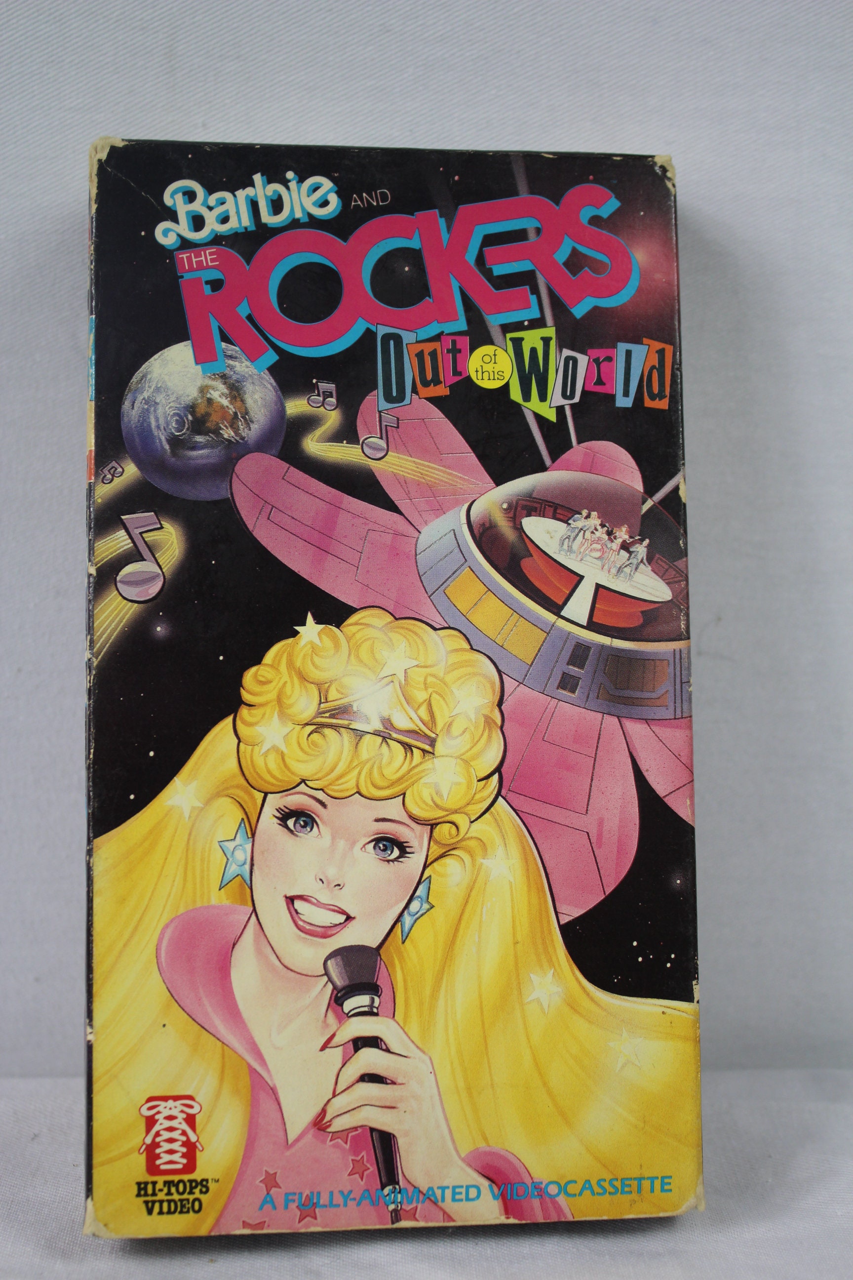 Barbie Barbie and Rockers Out of This World Vhs Video Collection Collectible Hi Tops Video Cartoon Free Shipping Etsy