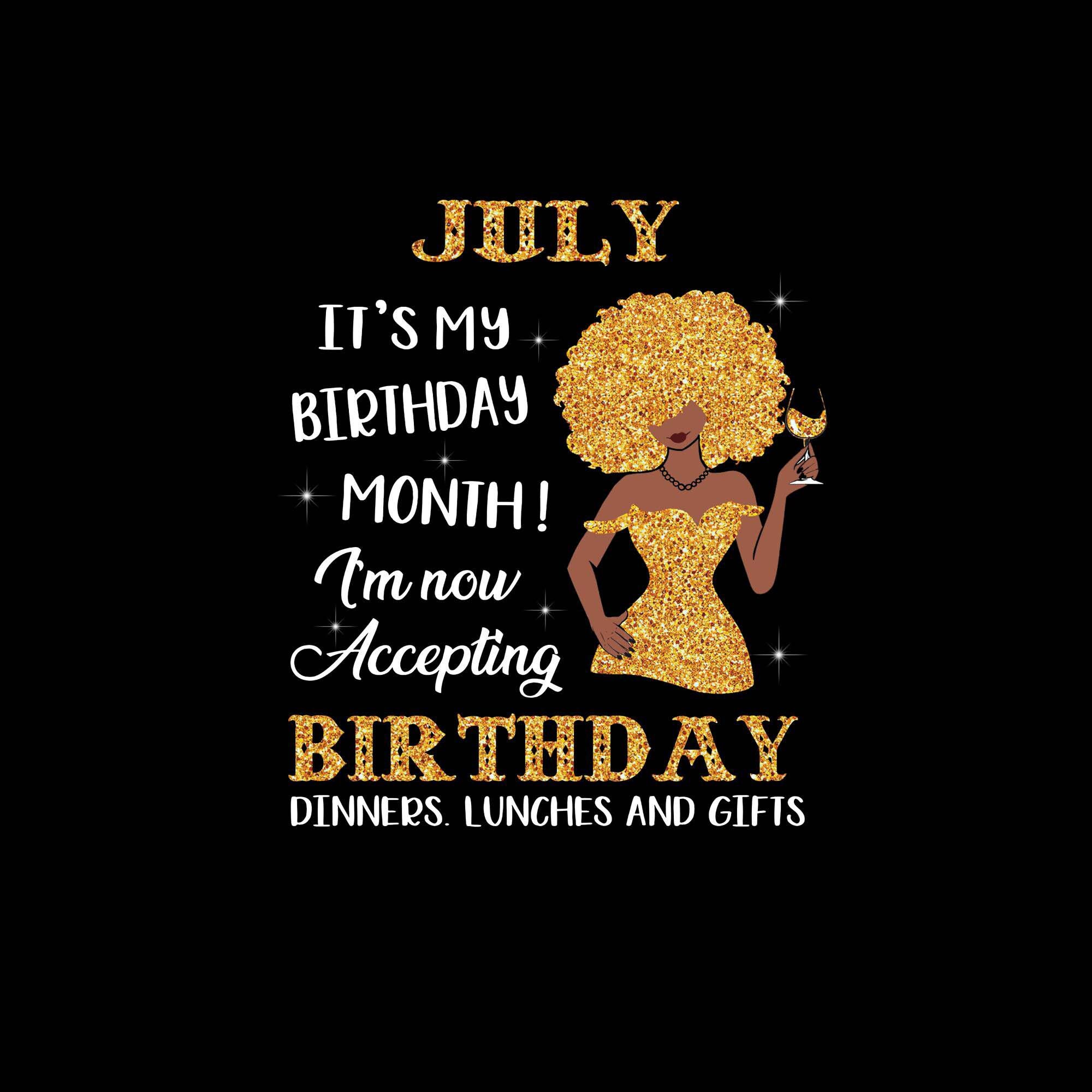 July Queen July It is My Birthday Month Png Png Download Etsy